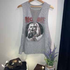 Forever 21 Grey Blondie Muscle Tee
